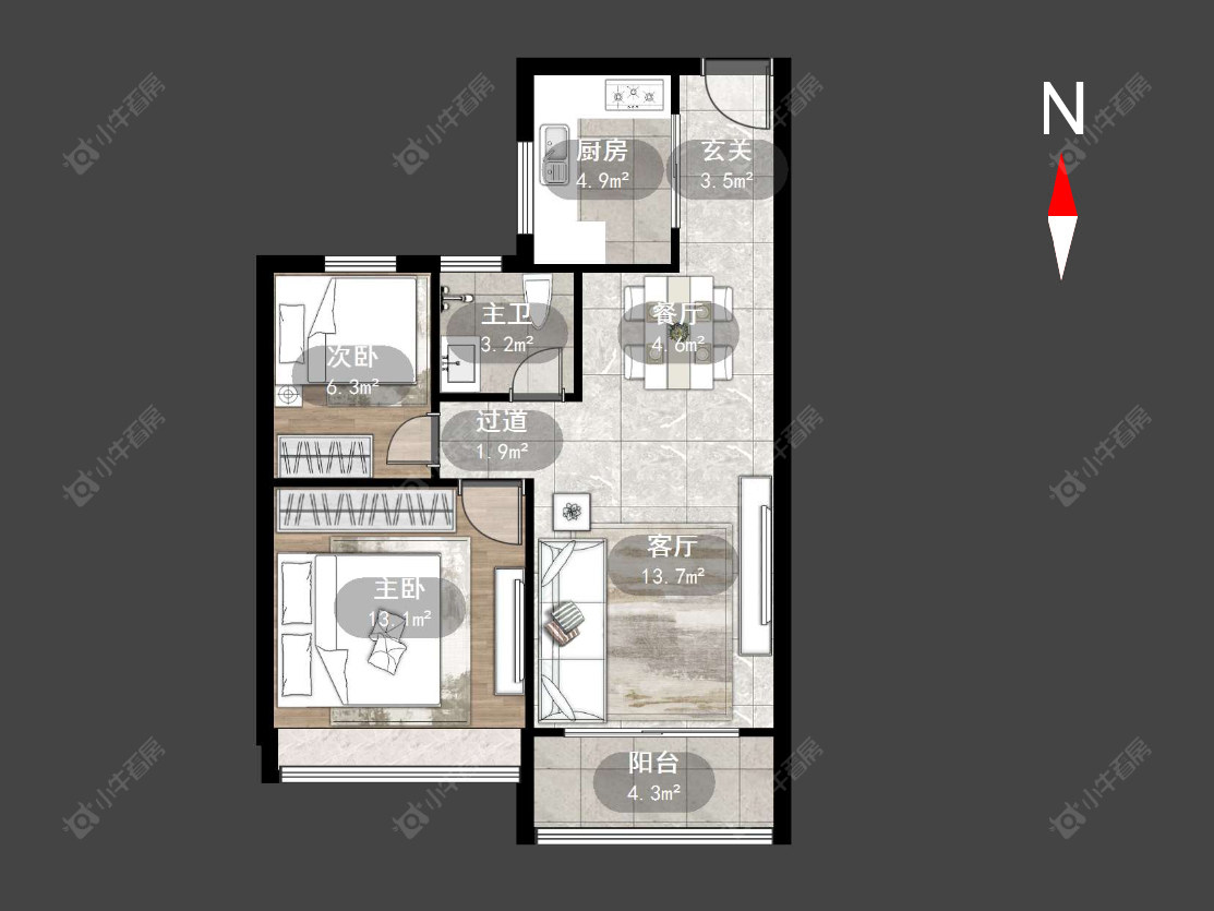 常州兰蕙佳园在售二手房源户型图_小牛看房