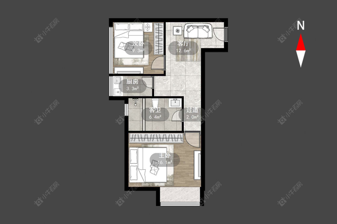 香江壹品房源户型图 常州香江壹品在售二手房源户型图_小牛看房