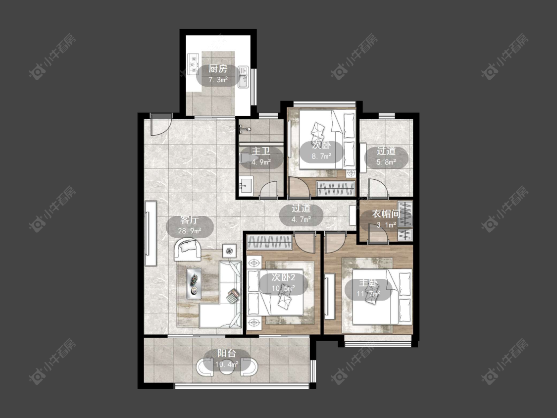 丹阳万善上院在售二手房源户型图_小牛看房