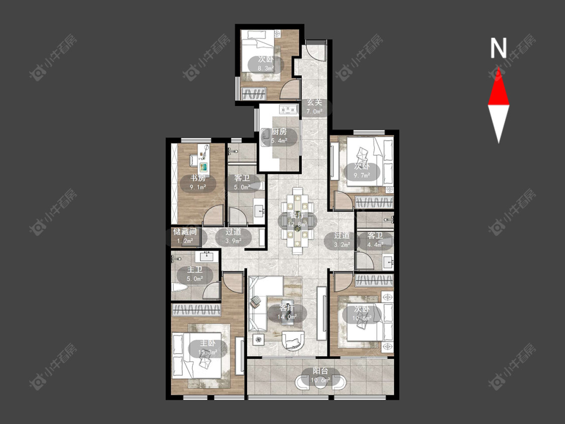 常州檀香湾玺悦在售二手房源户型图_小牛看房