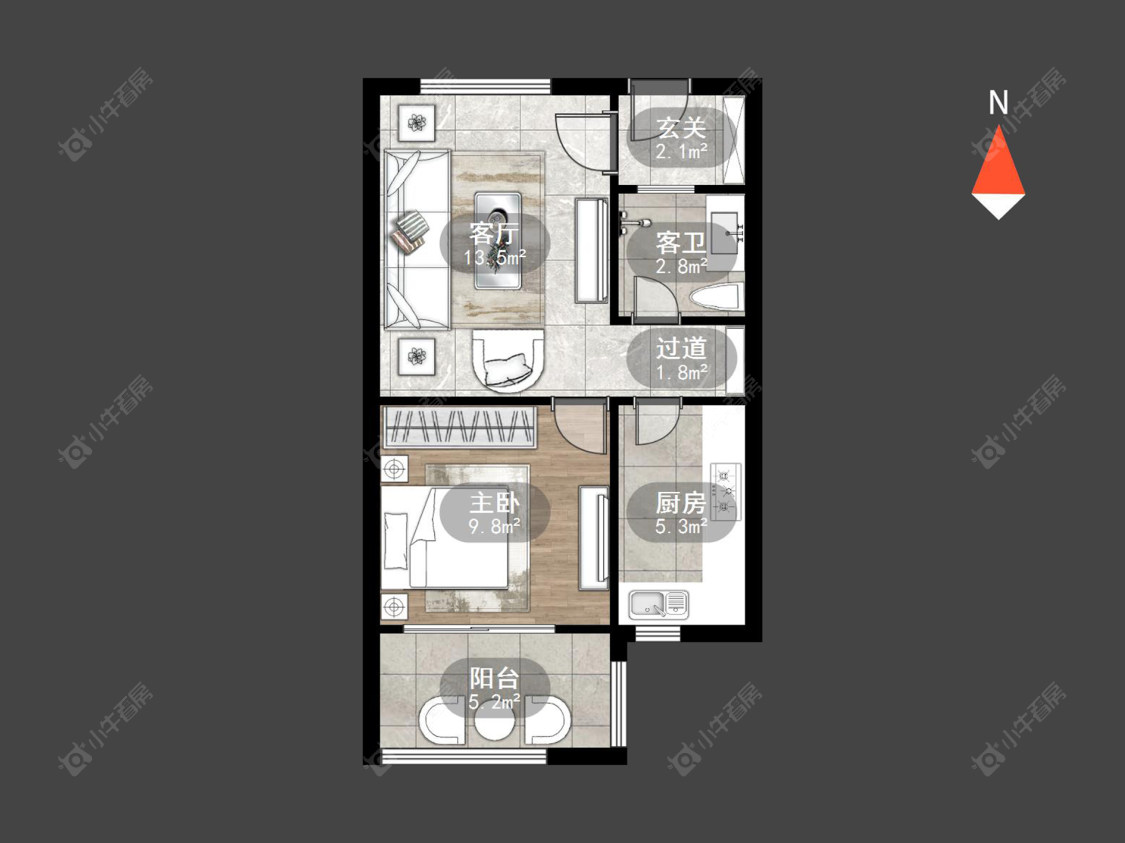 常州绿地香颂花园在售二手房源户型图_小牛看房