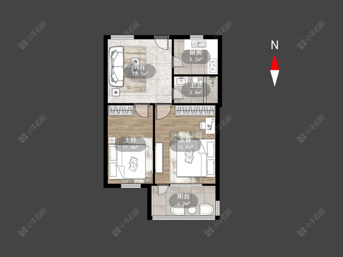 常州兰翔新村在售二手房房源户型图_小牛看房