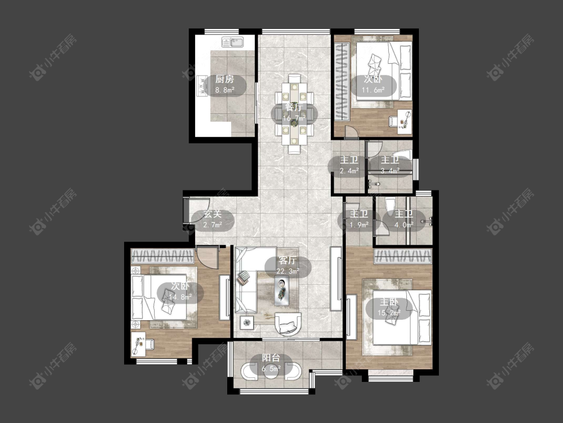 丹阳锦轩华庭在售二手房源户型图_小牛看房