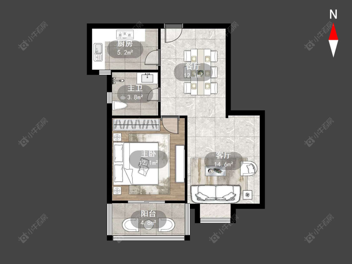 常州枫林雅都在售二手房源户型图_小牛看房