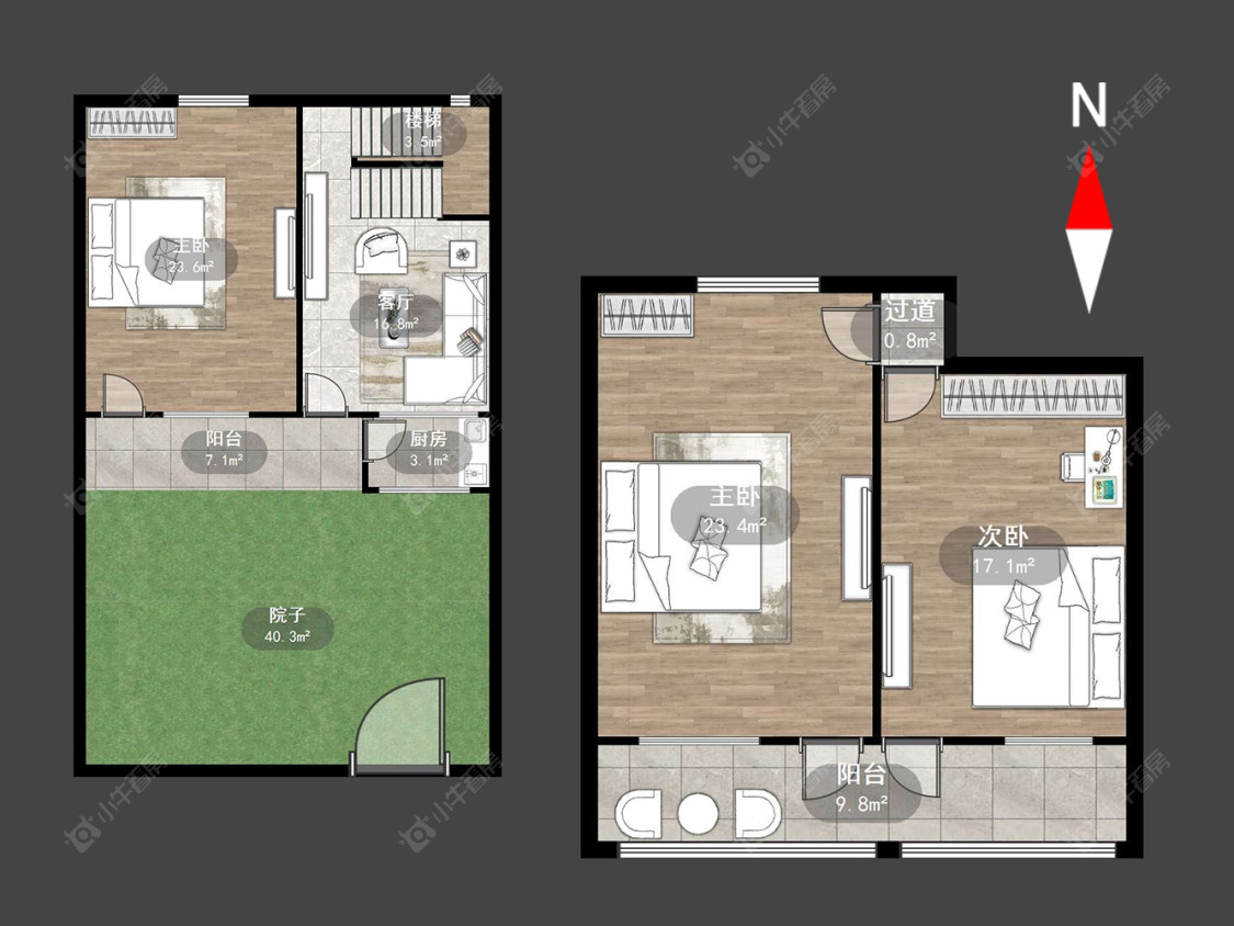 常州陈渡镇南在售二手房源户型图_小牛看房