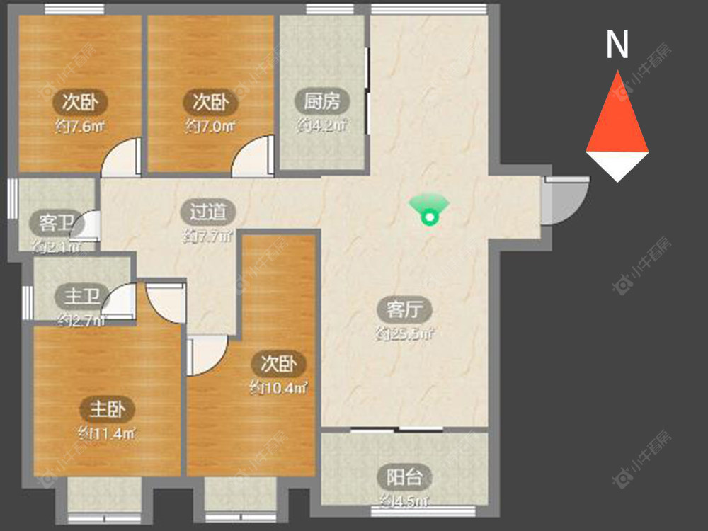 常州红星国际广场在售二手房源户型图_小牛看房