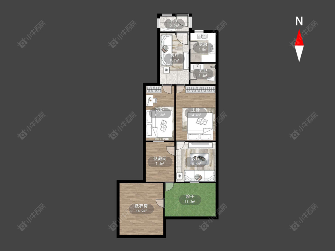 丽丰苑房源户型图 常州丽丰苑在售二手房源户型图_小牛看房