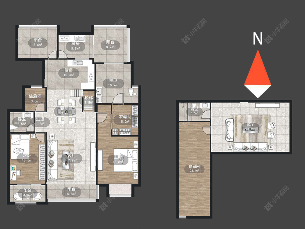 常州泰盈八千里在售二手房源户型图_小牛看房