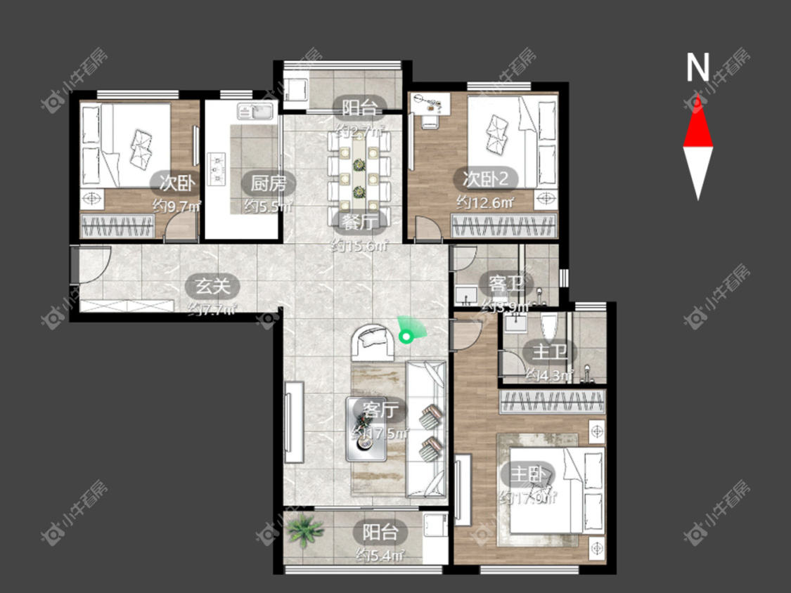 常州金梅花园南区在租房源_小牛看房