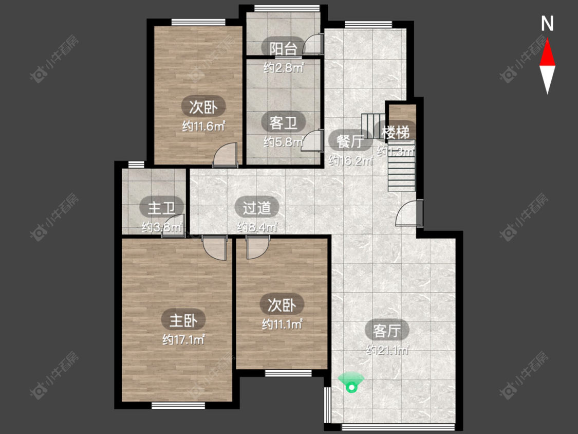 常州荷花苑在售二手房源户型图_小牛看房