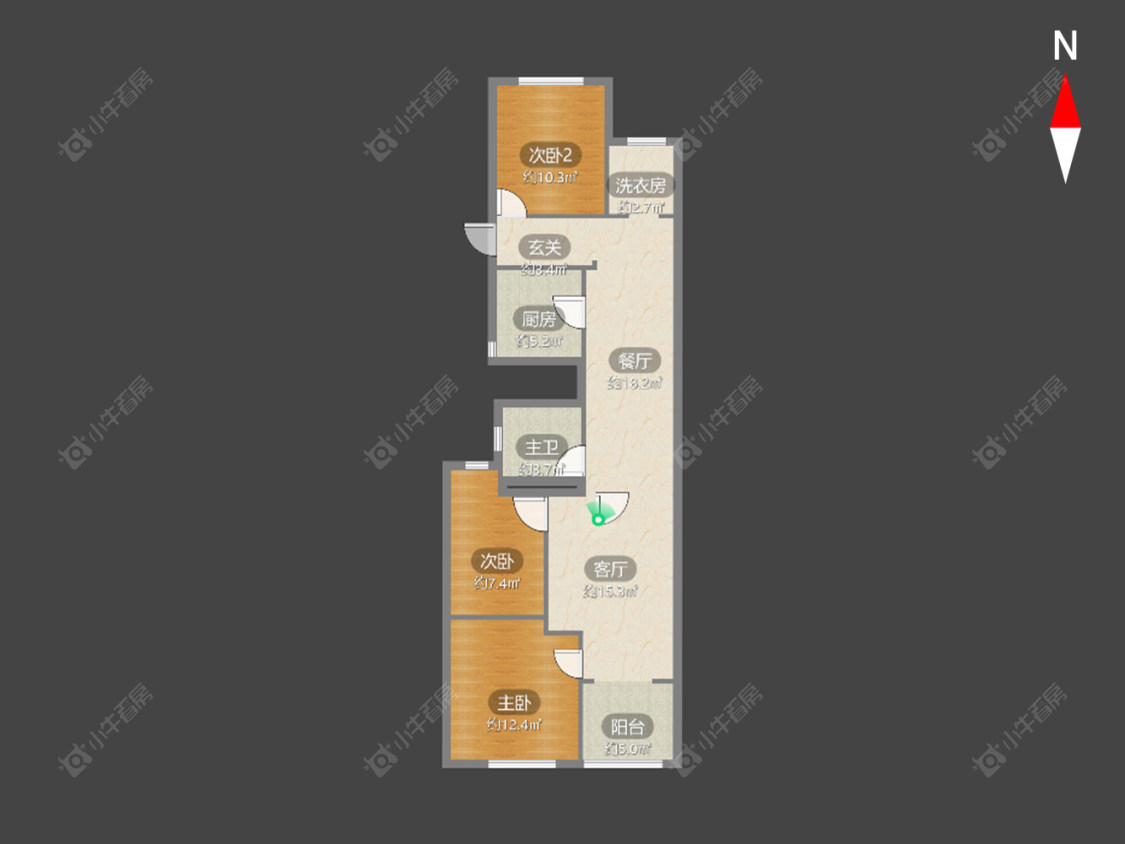 常州常发豪郡在售二手房源户型图_小牛看房