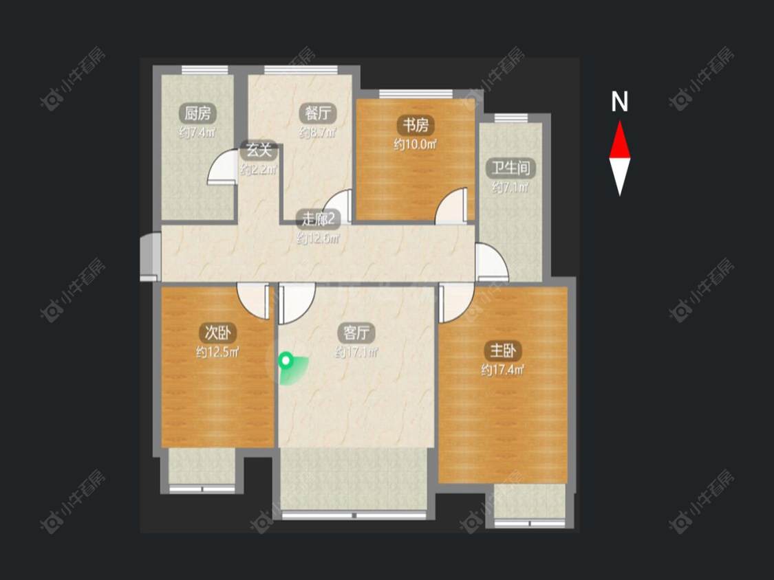 常州天逸城南区在售二手房源户型图_小牛看房