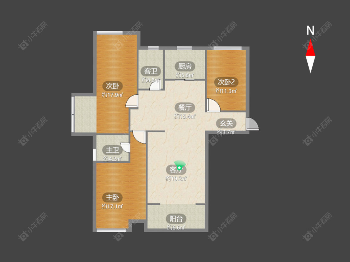 常州保利公园九里在售二手房源户型图_小牛看房
