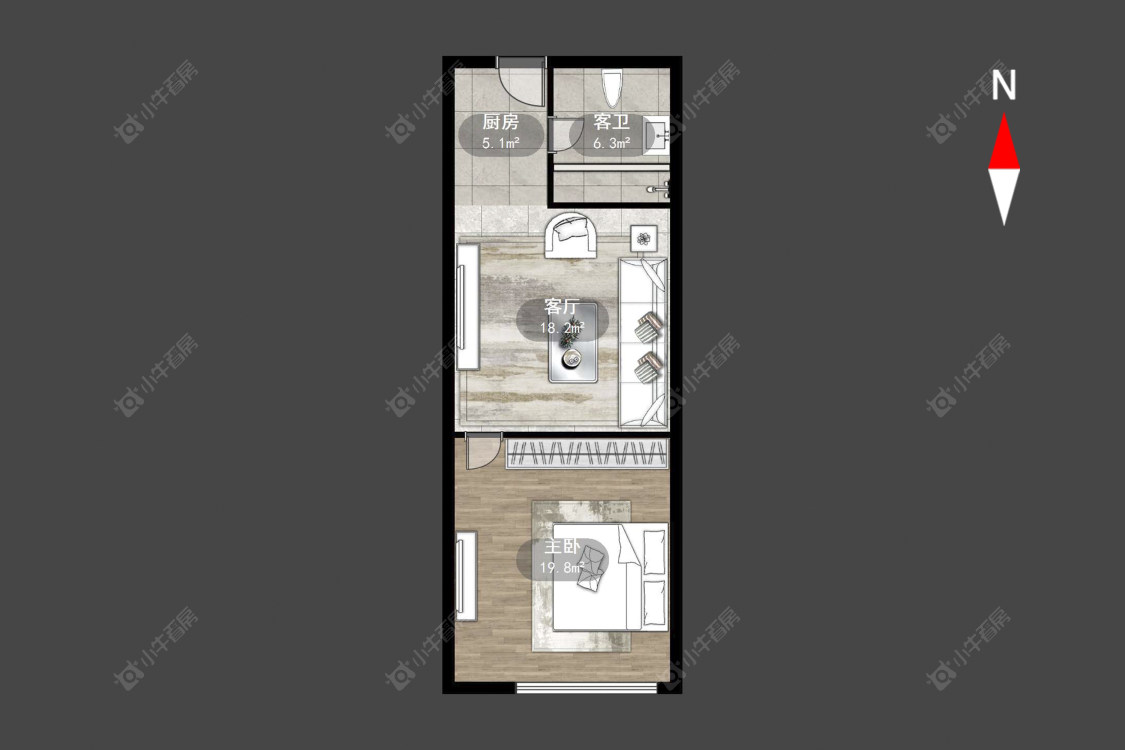 武进万达广场房源户型图 常州武进万达广场在售二手房源户型图_小牛看房