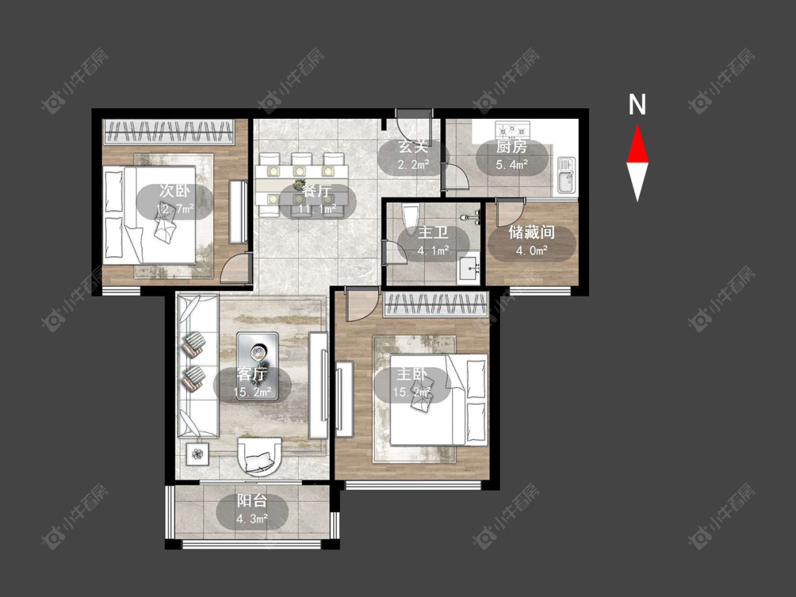 天山花园房源户型图 常州天山花园在售二手房源户型图_小牛看房