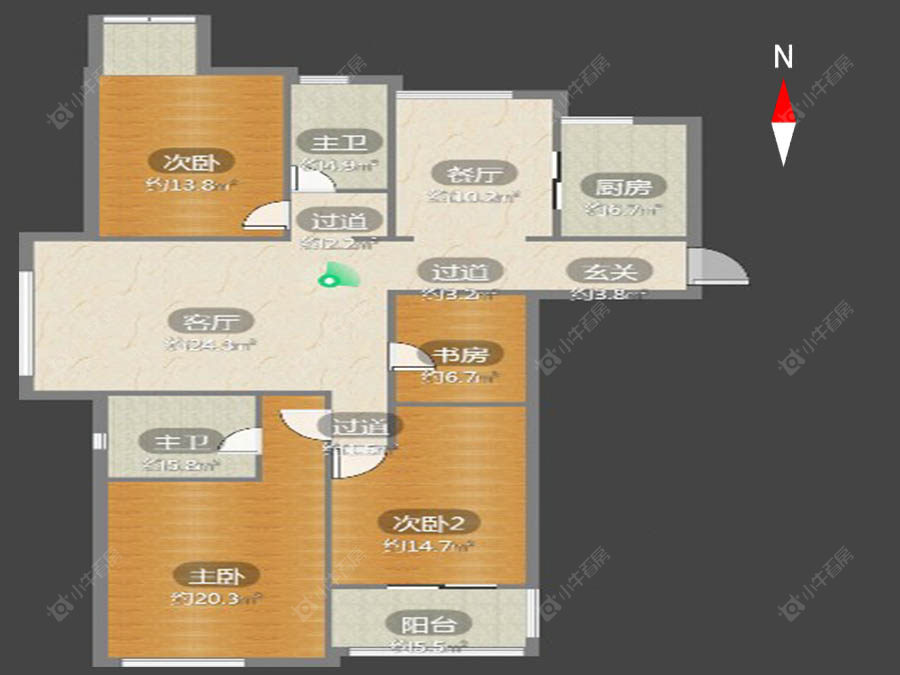 常州泰盈八千里在售二手房源户型图_小牛看房