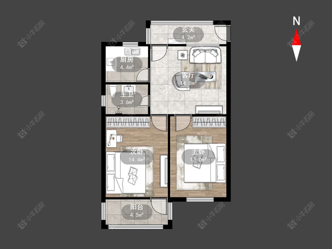 常州三堡街南楼在售二手房源户型图_小牛看房