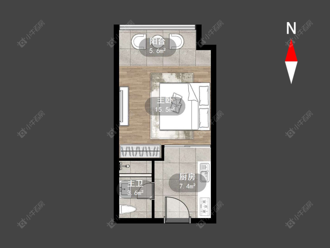 新城吾悦印巷房源户型图 常州新城吾悦印巷在售二手房源户型图_小牛看房