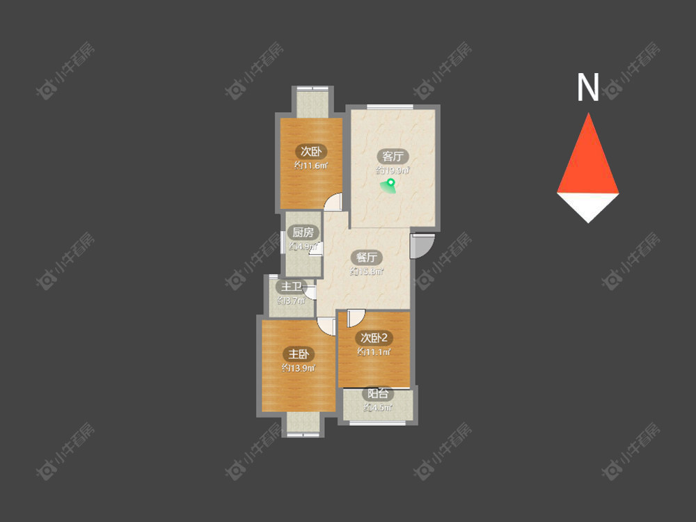 常州中意宝第在售二手房源户型图_小牛看房