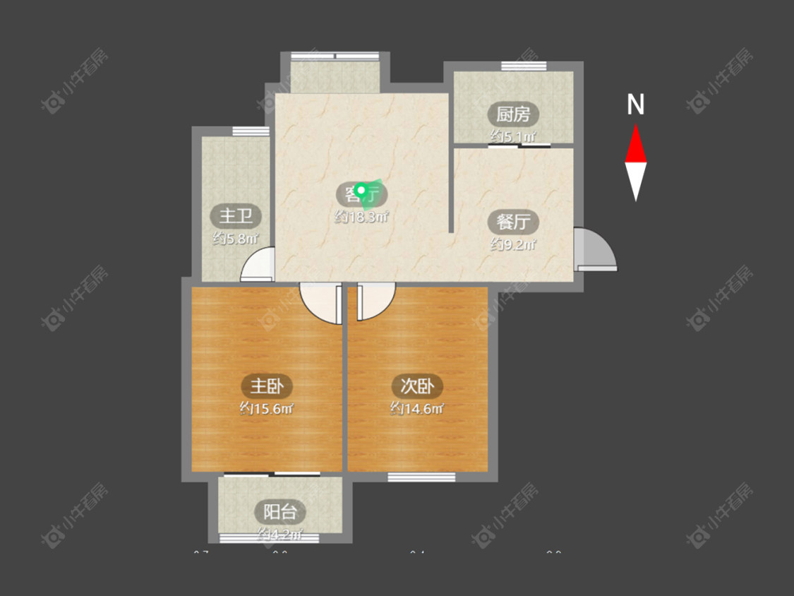 常州旺府公寓在售二手房房源户型图_小牛看房