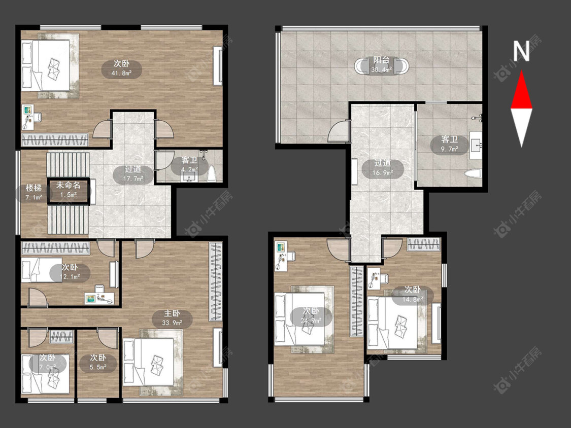 常州御城在售二手房源户型图_小牛看房