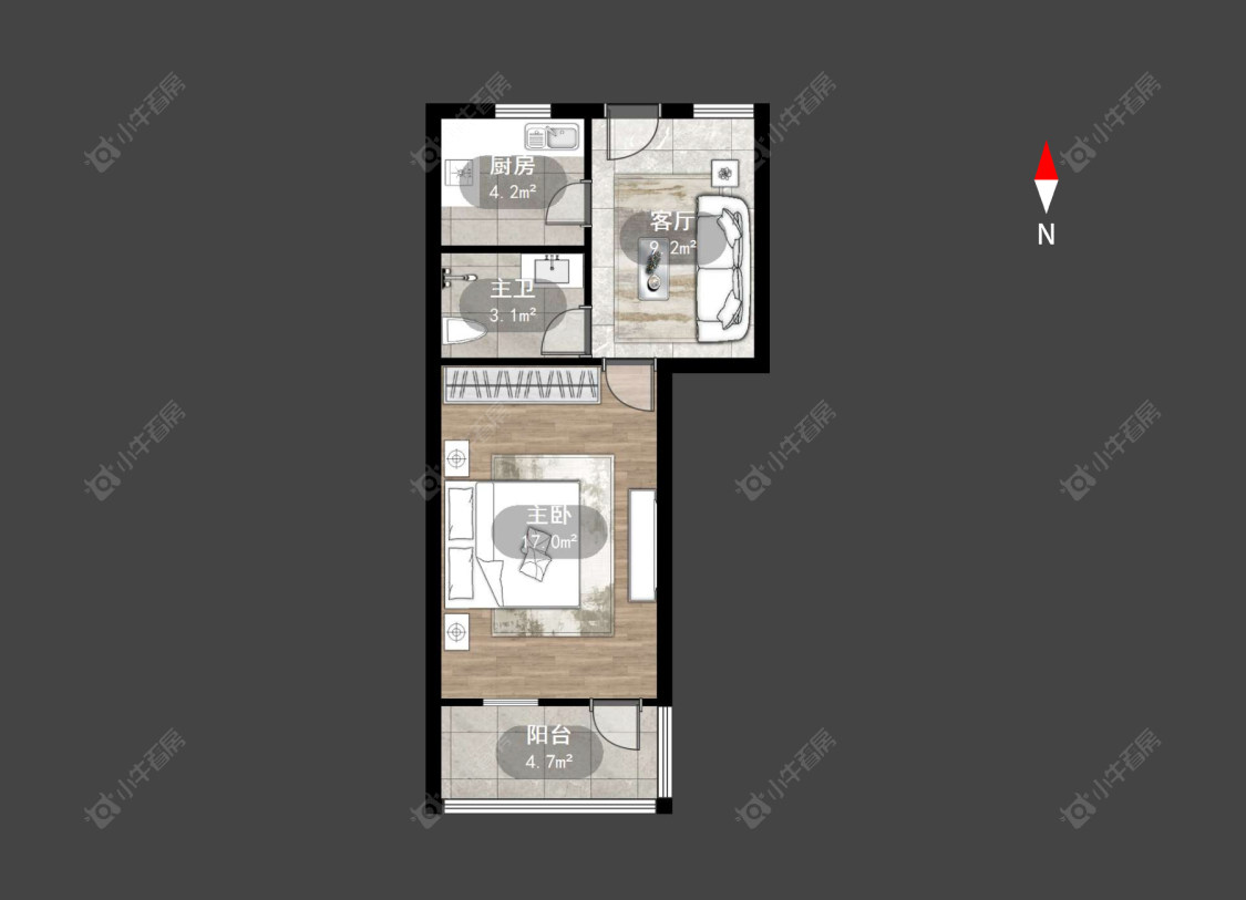 常州西园路在售二手房房源户型图_小牛看房