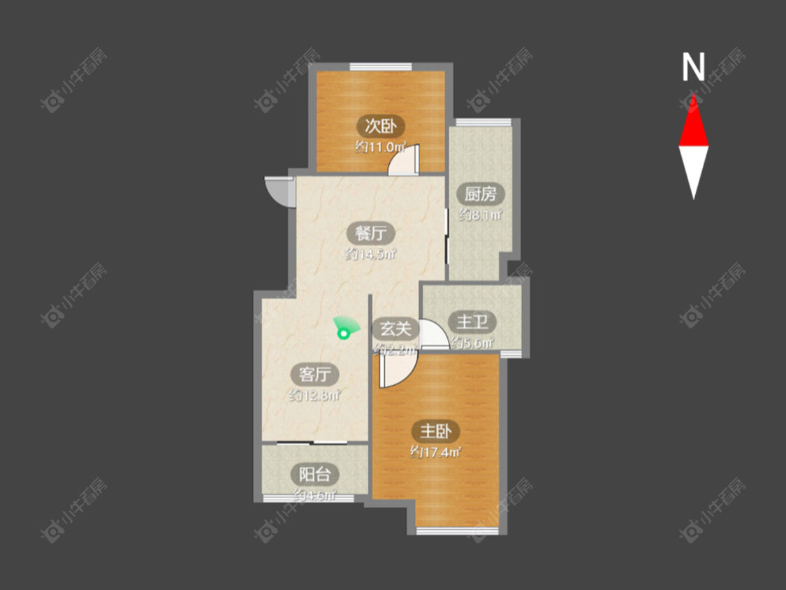 常州怡枫苑在售二手房源户型图_小牛看房