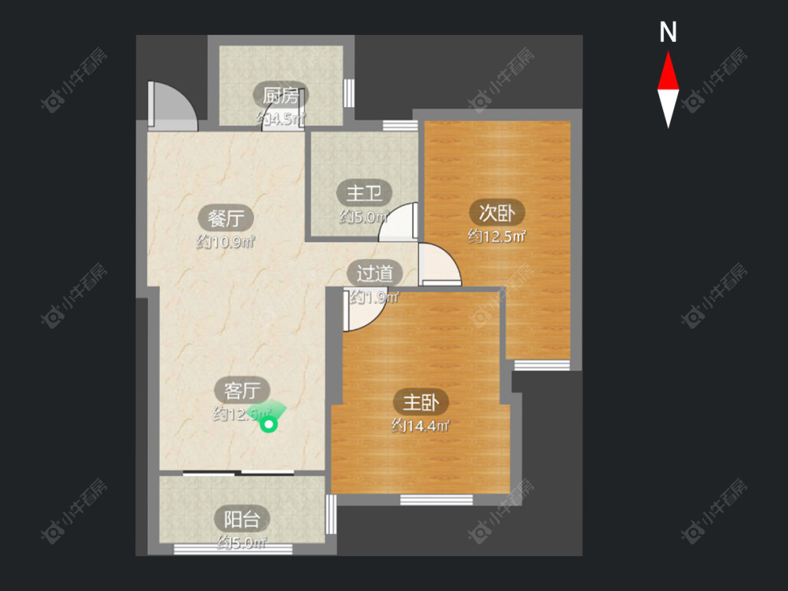 常州龙东花园在售二手房源户型图_小牛看房
