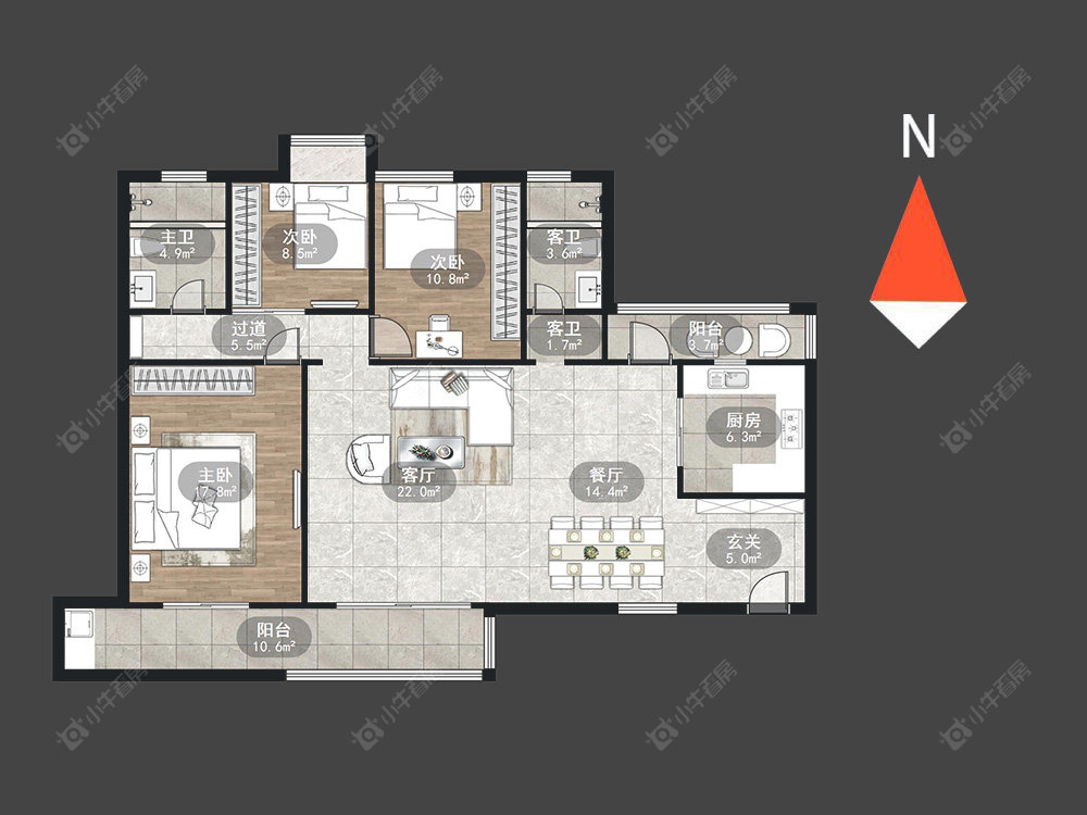 常州天豪大厦在售二手房源户型图_小牛看房