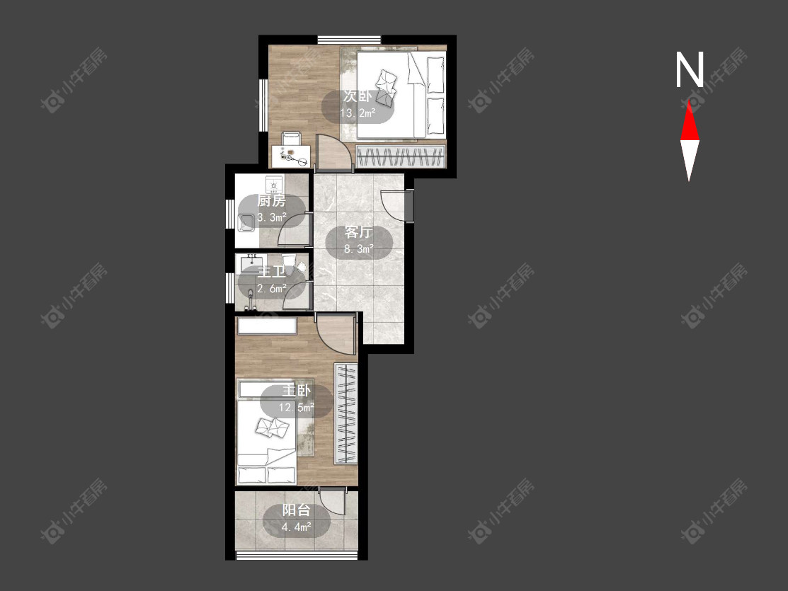 常州清凉新村在售二手房源户型图_小牛看房