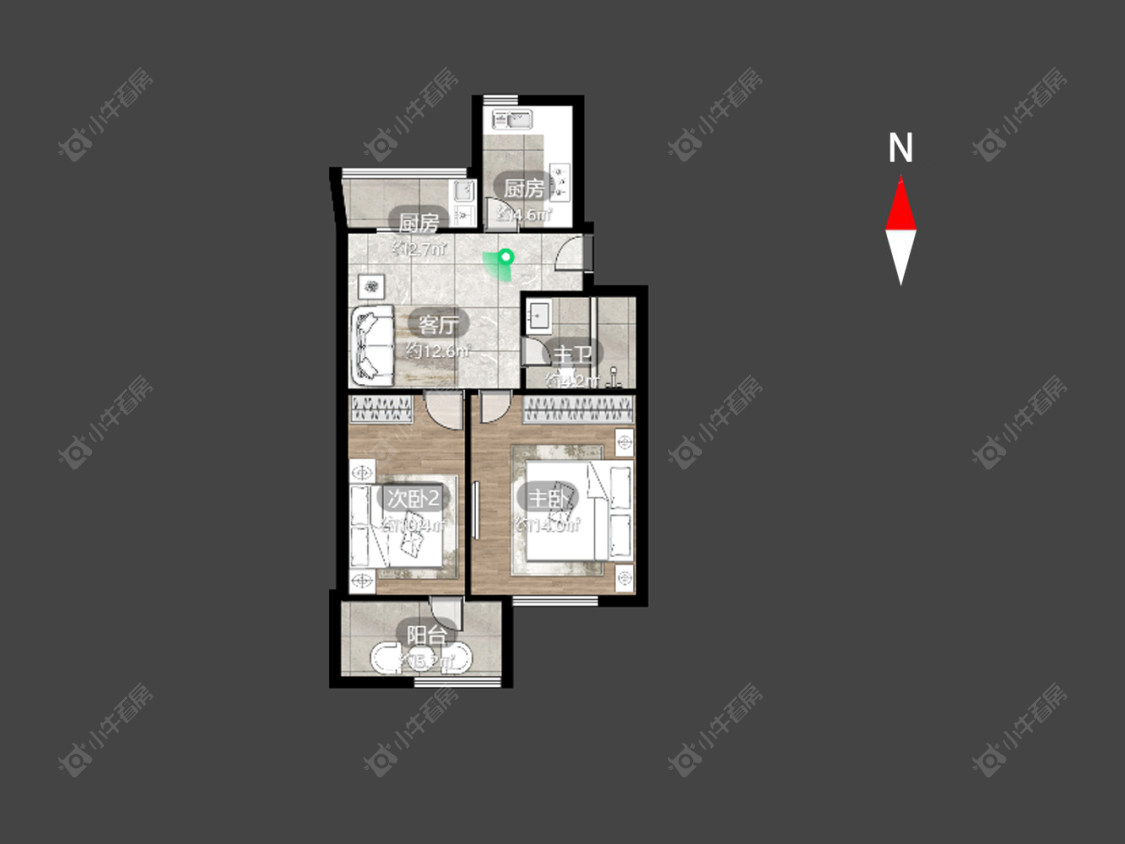 常州燕兴新村东区在售二手房房源户型图_小牛看房