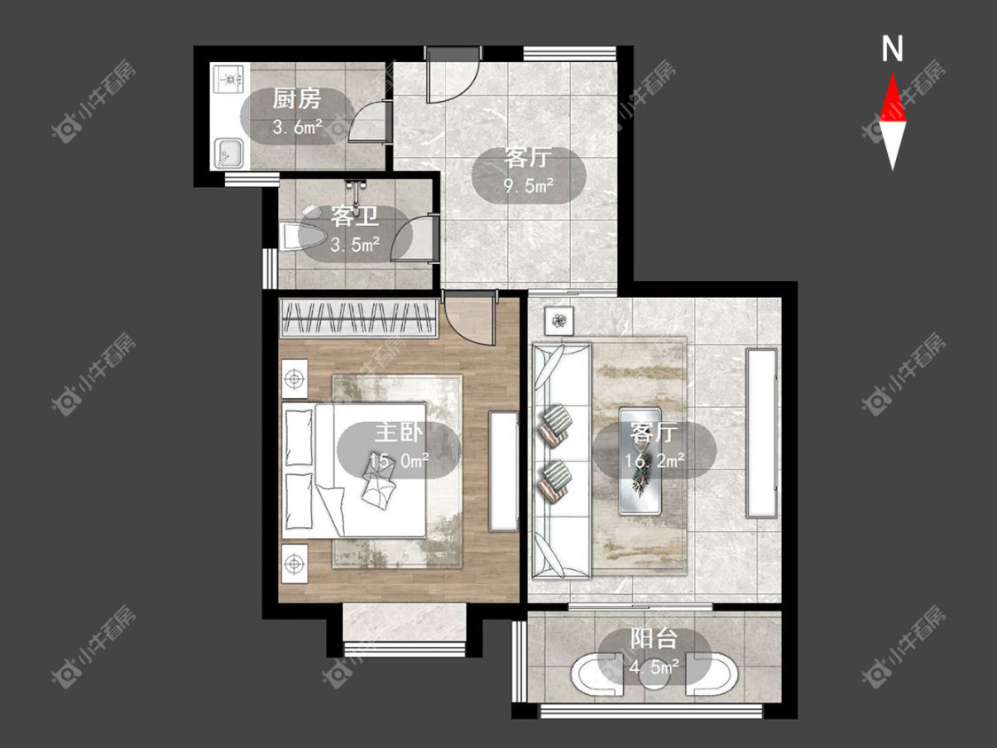 常州观墩花苑在租房源_小牛看房