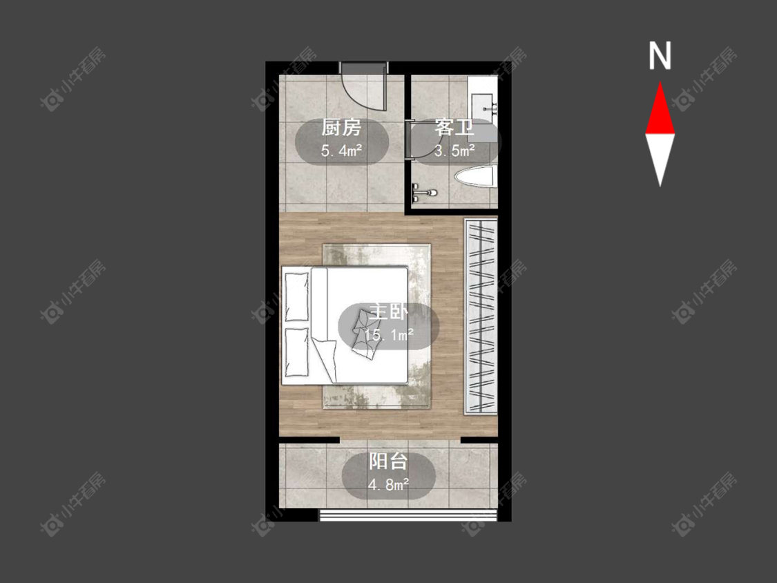 新城吾悦印巷房源户型图 常州新城吾悦印巷在售二手房源户型图_小牛看房