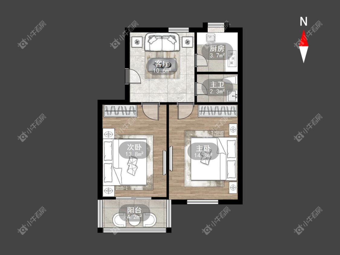 清潭新村房源户型图 常州清潭新村在租房源户型图_小牛看房