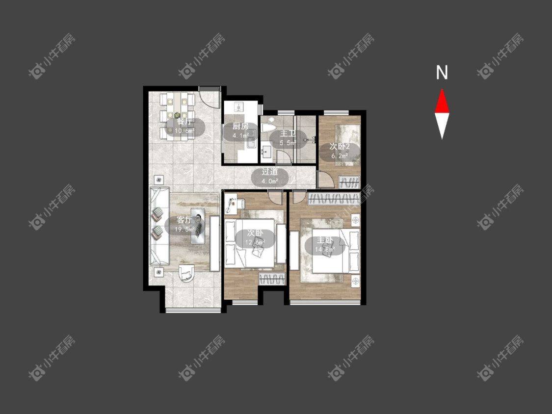 常州新名园租房_新名园3室2厅房源出租