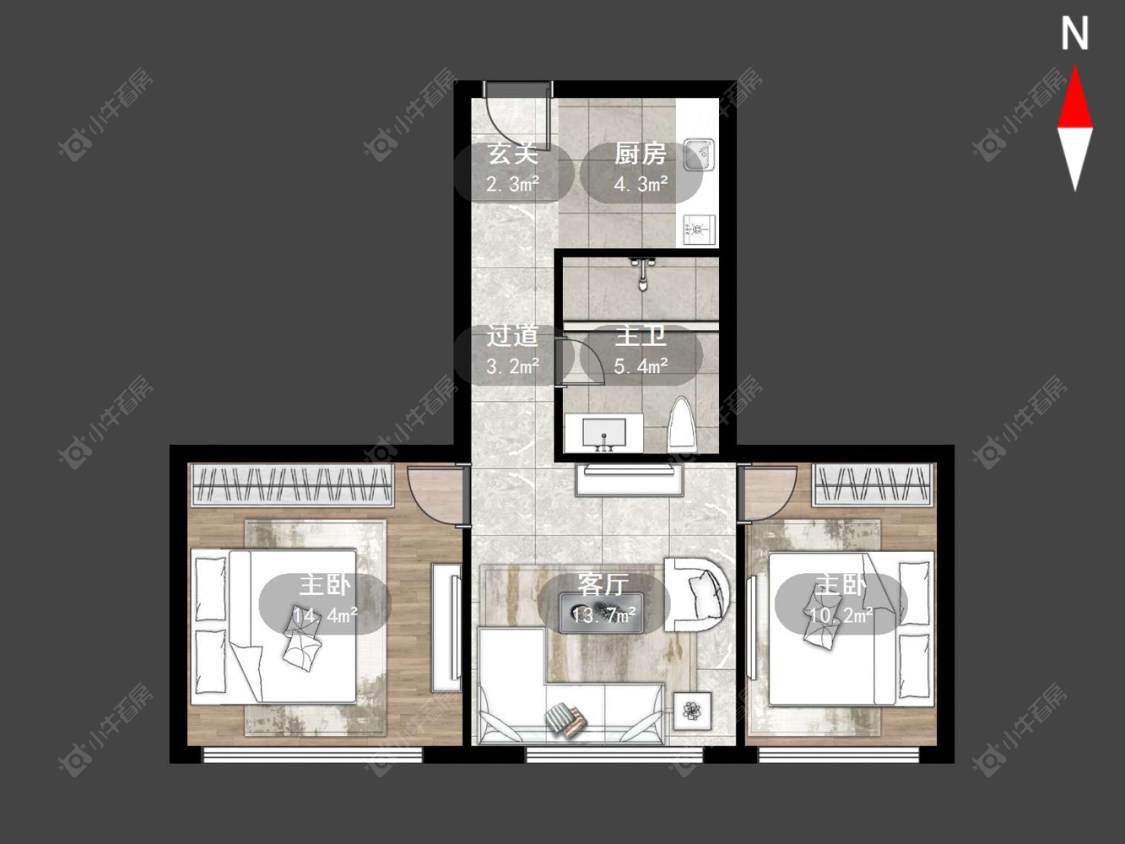 常州凯纳商务广场在售二手房源户型图_小牛看房
