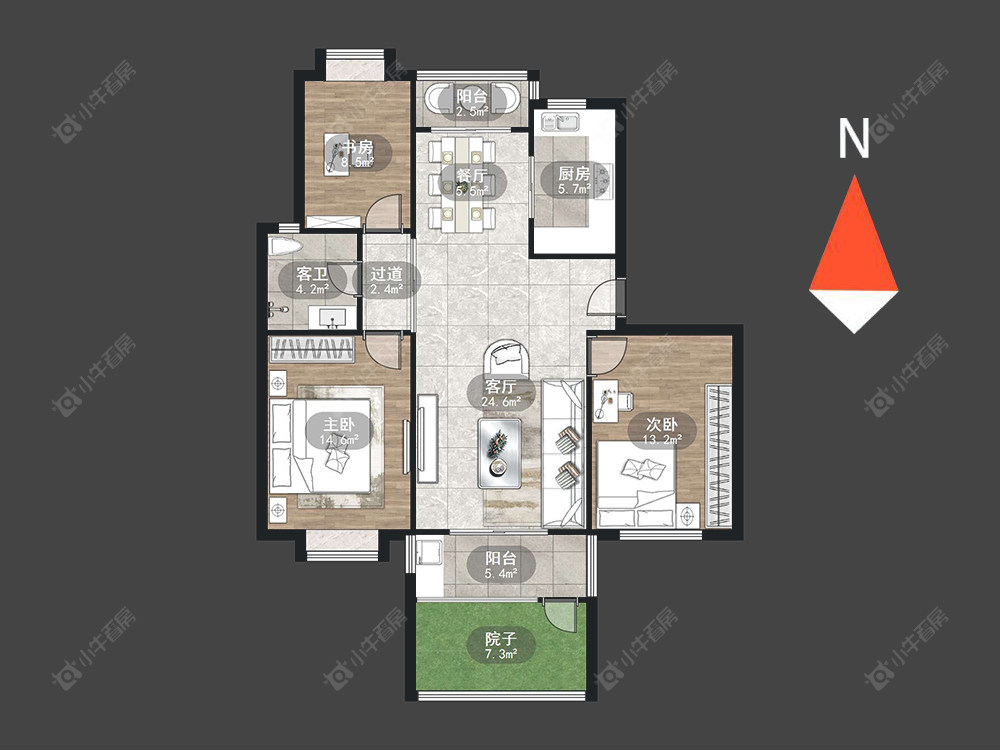 常州都市桃源二期在售二手房源户型图_小牛看房