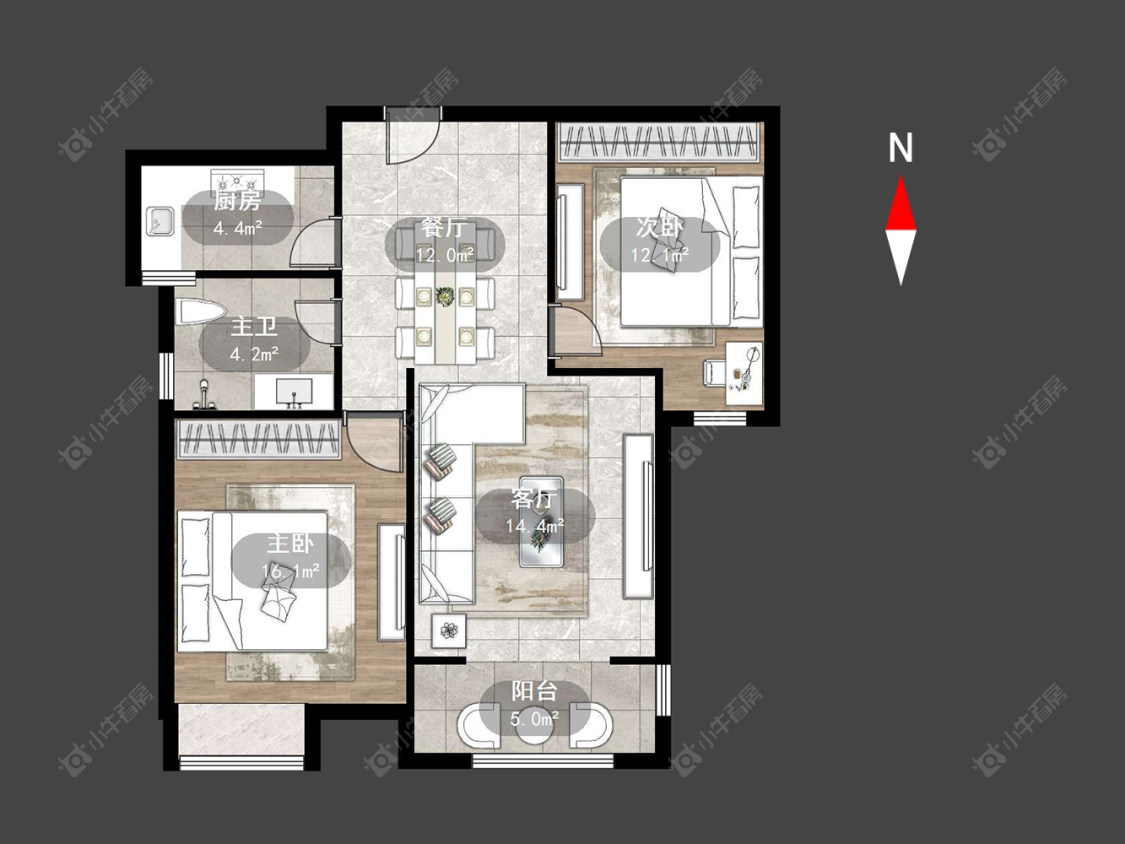 绿都万和城三区房源户型图 常州绿都万和城三区在售二手房源户型图_小牛看房