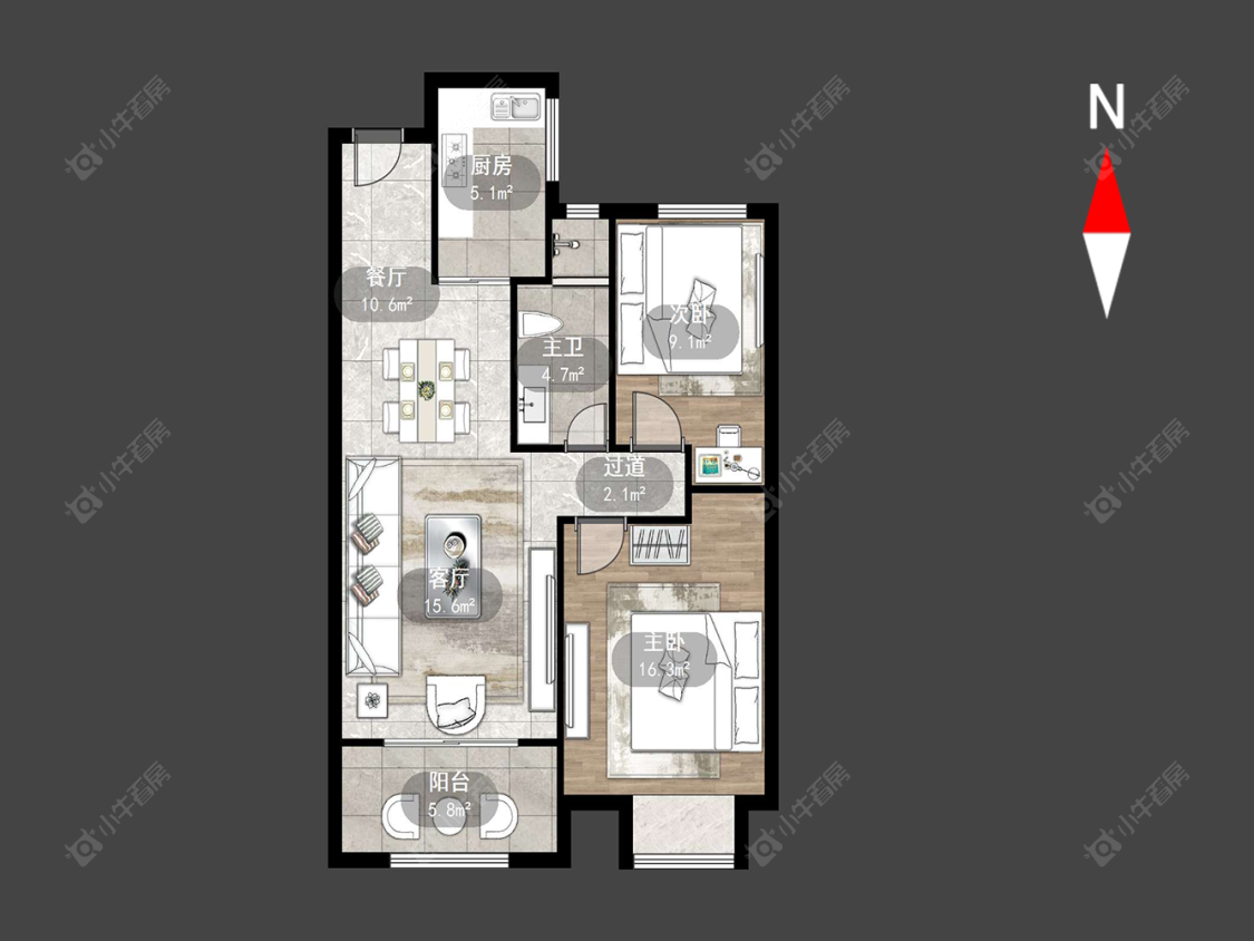 怡盛花园房源户型图 常州怡盛花园在售二手房源户型图_小牛看房