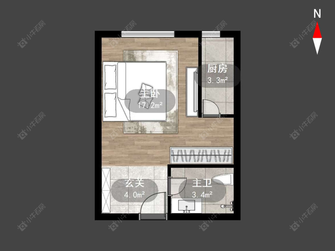 常州御水华庭二期在售二手房源户型图_小牛看房