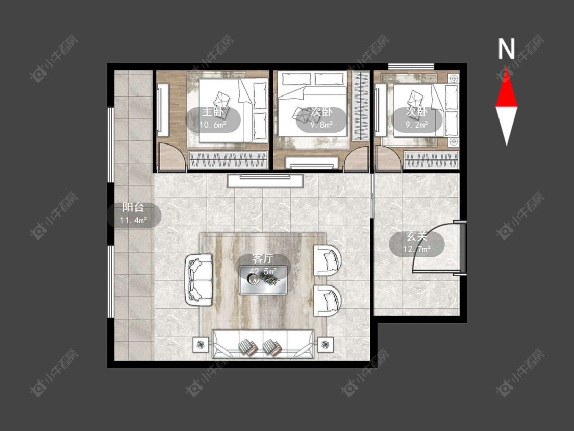 常州铂安国际在售二手房源户型图_小牛看房