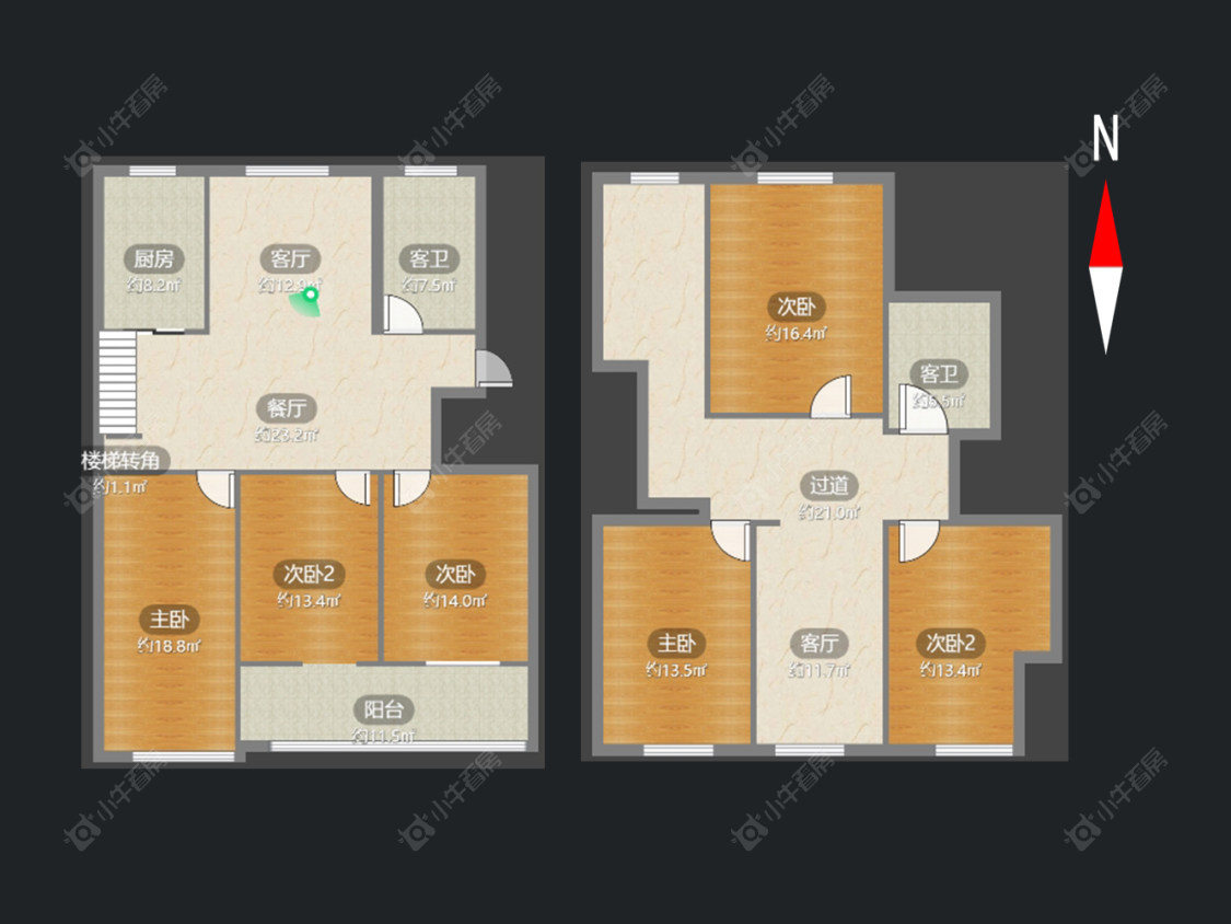 常州竹林新村在售二手房源户型图_小牛看房