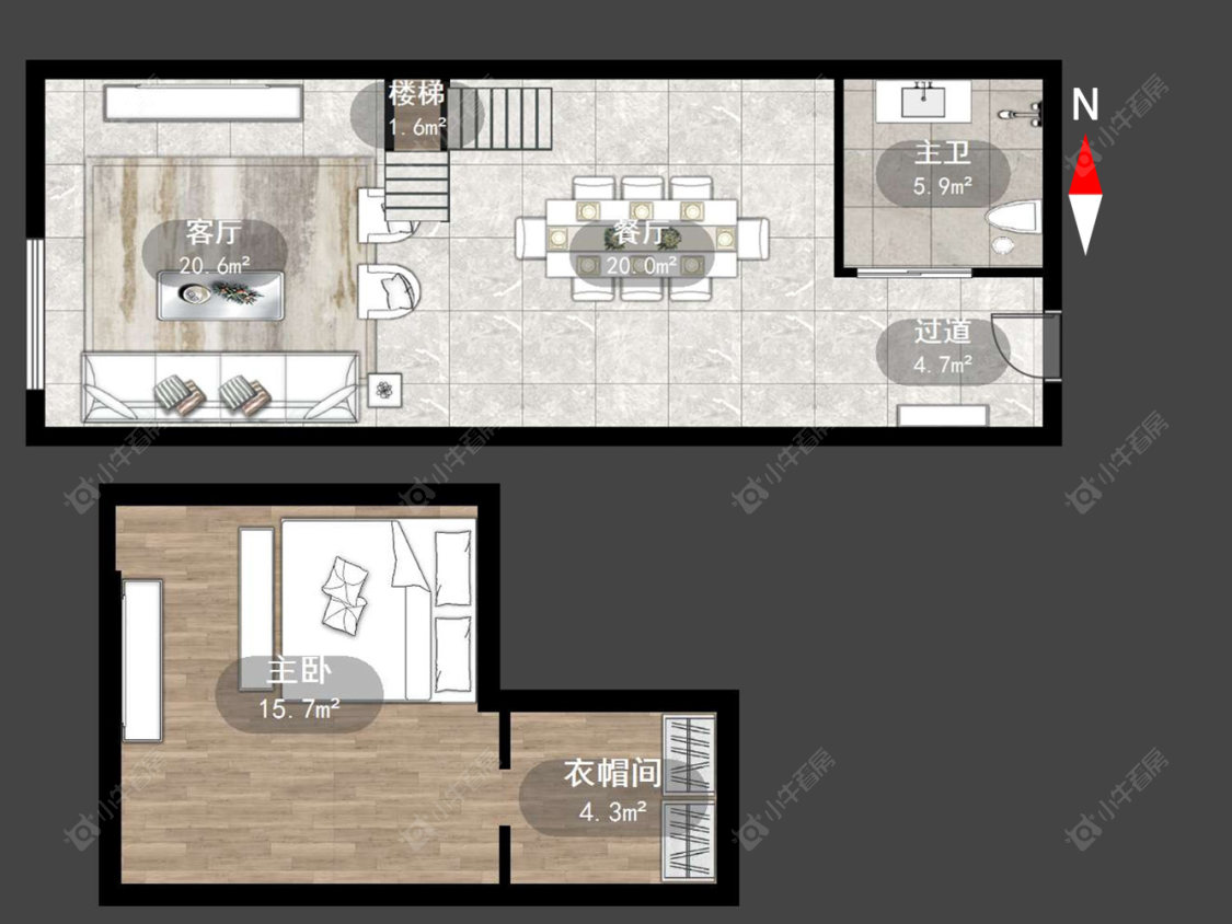 常州中港商务大厦在售二手房源户型图_小牛看房