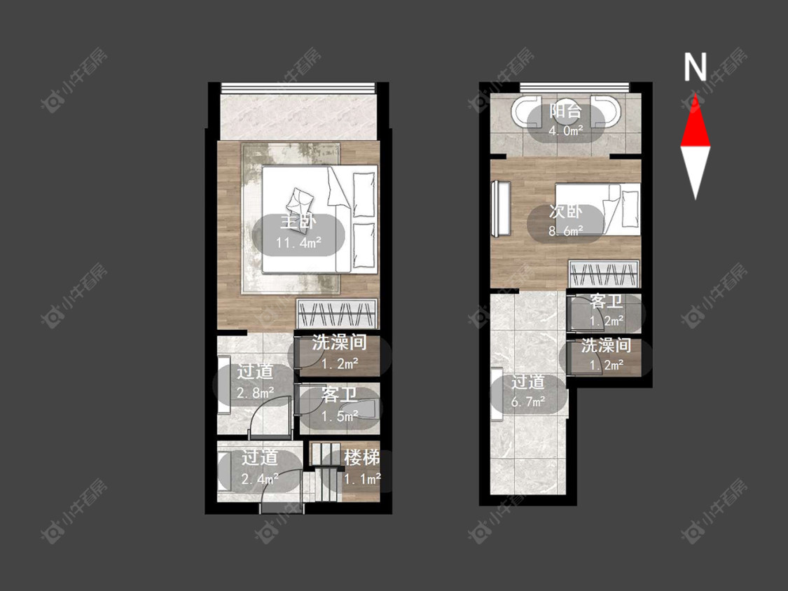 常州山外有山在售二手房源户型图_小牛看房