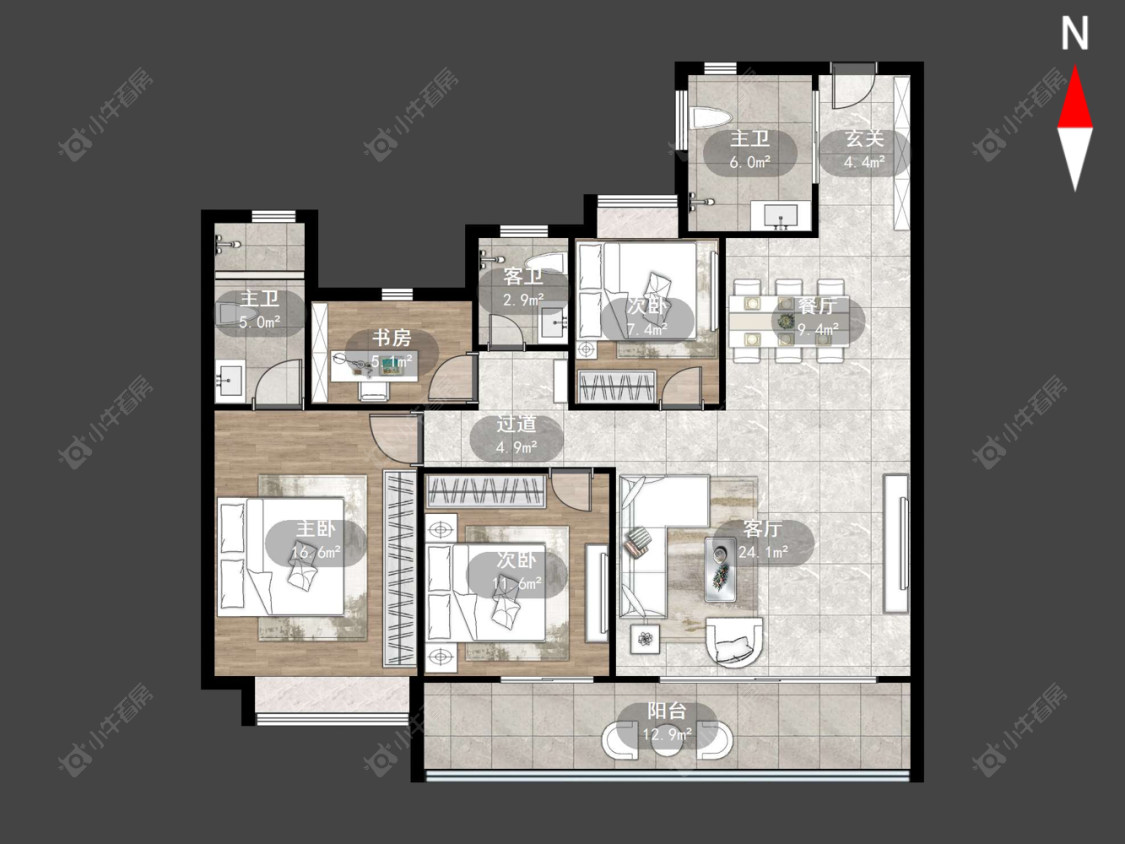 碧桂园名门1923房源户型图 常州碧桂园名门1923在售二手房源户型图_小牛看房