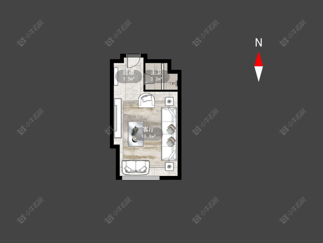 常州世茂广场在售二手房源户型图_小牛看房