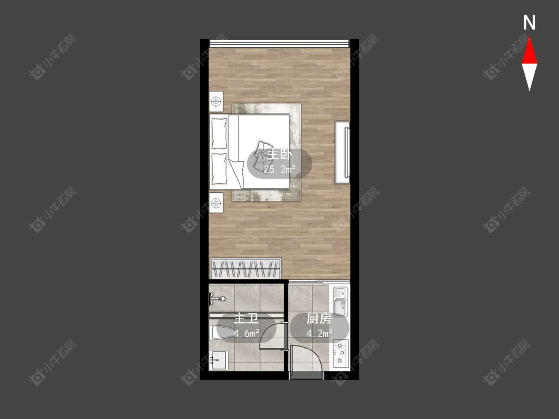 常州湖港名城在售二手房源户型图_小牛看房