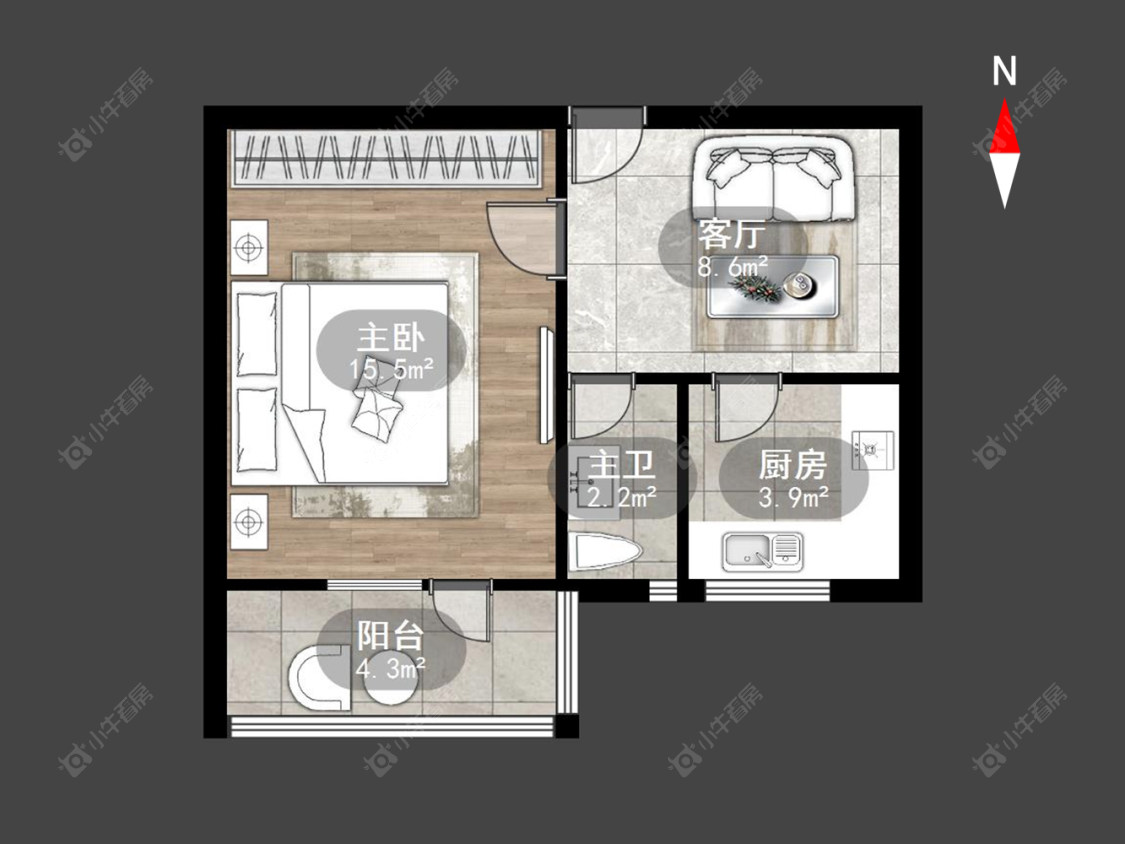 常州清潭新村在售二手房房源户型图_小牛看房