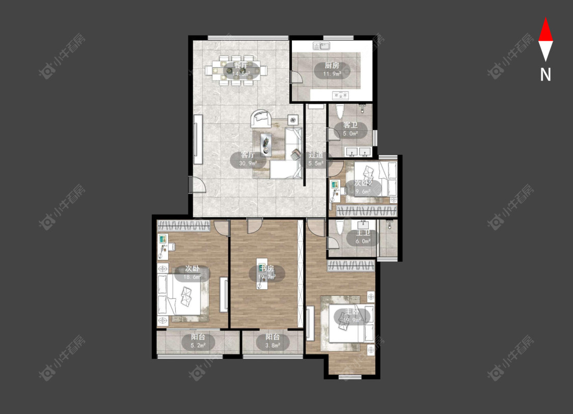 常州鹤苑新都在售二手房源户型图_小牛看房