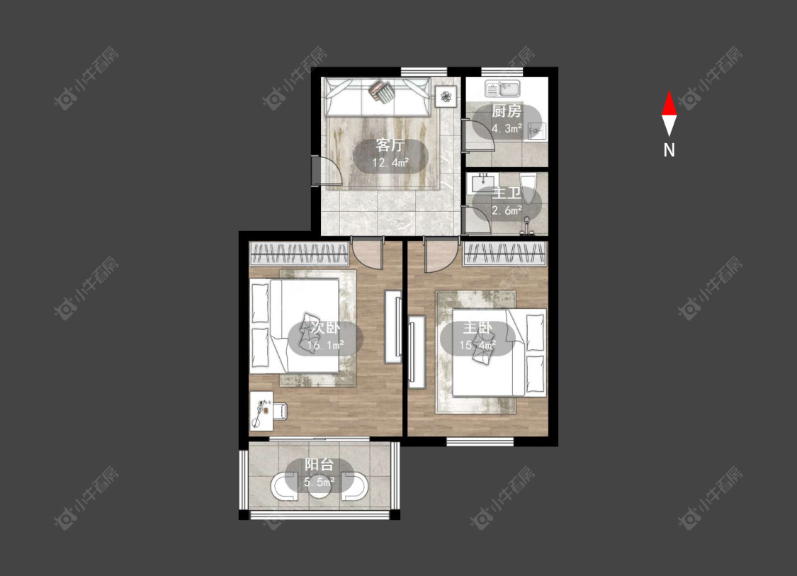 常州元丰桥在售二手房源户型图_小牛看房